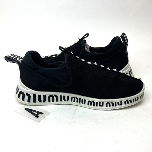 MIU MIU Logo Slip-On Sneaker sz 9 - Picture 6 of 14